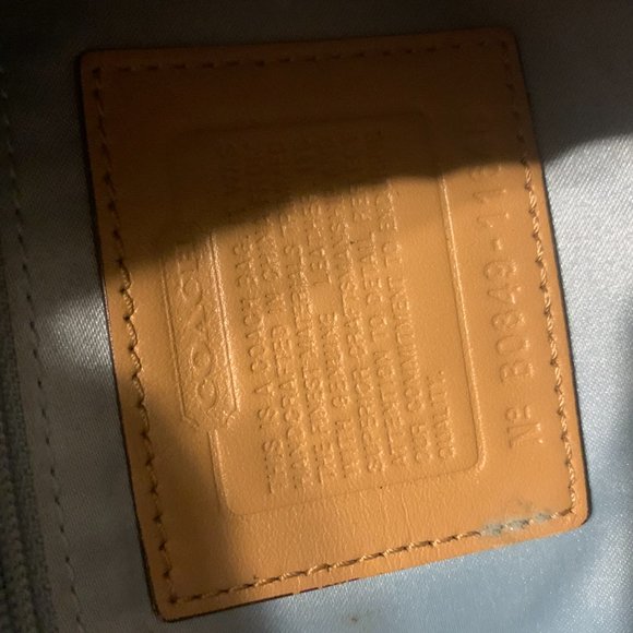 Canvas Silver Coach Bag - Picture 4 of 8